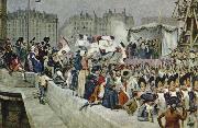 unknow artist, Behind krigsutbrottet 1792 need France 450000 soldier